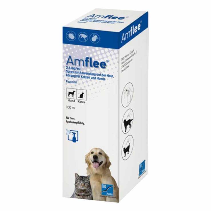 Amflee Spray für Katzen und Hunde, 100 ml