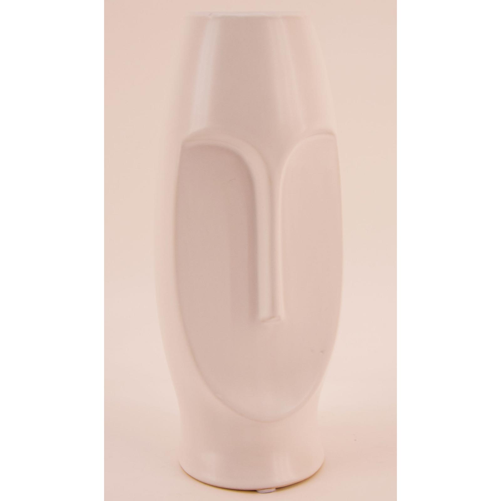 Objekt-Vase - weiß - Keramik - 24 cm