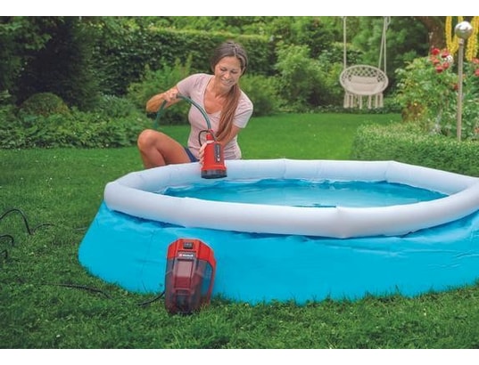 EINHELL - Pompe de piscine Pompe d'évacuation eaux claires sans fil ge-sp 18 ll li - so...