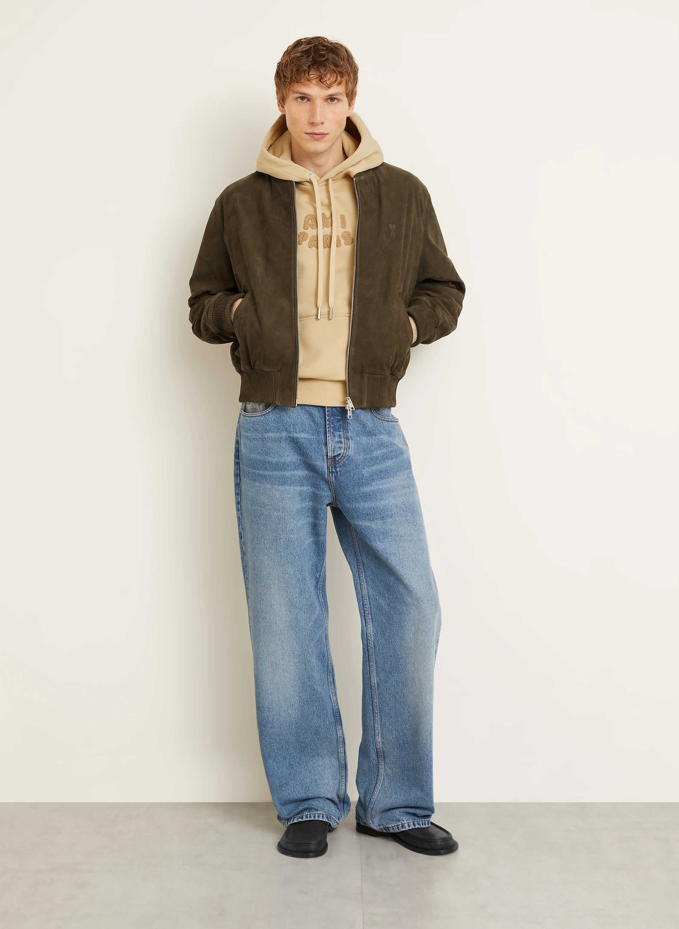 AMI PARIS Lederblouson