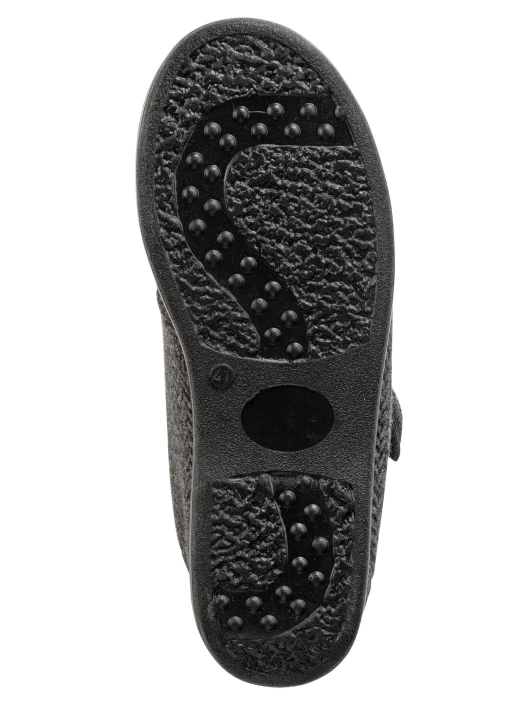Textil-Stiefelette mit dezentem Fischgrat-Muster