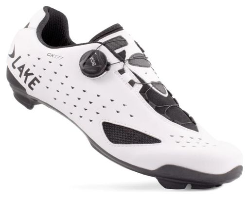 Chaussures Route Lake CX177-X Large Blanc/Noir