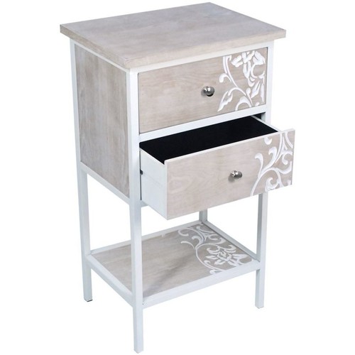 Signes Grimalt - Mesita 2 Cajones Gris