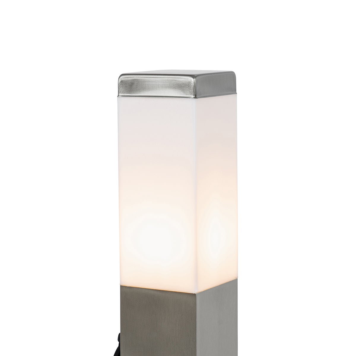 Moderne buitenlamp 45 cm staal met fitting IP44 - Malios