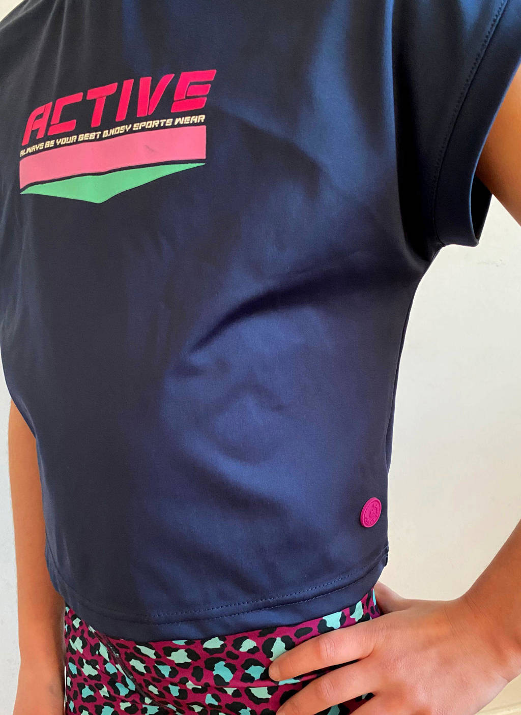 B.Nosy sportshirt donkerblauw