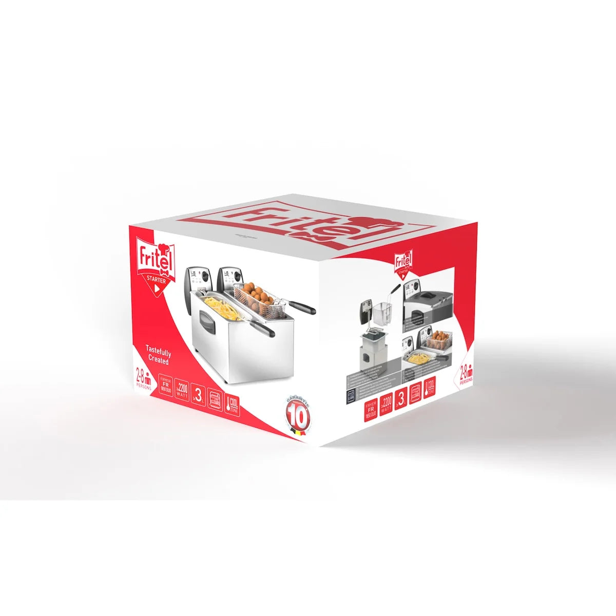 Fritel FR 1850-DUO Frituurpan 2x3L