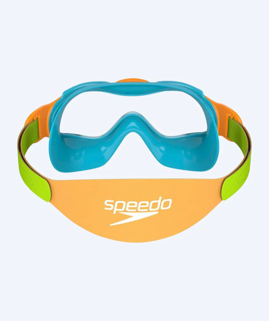 Speedo svømmemaske til børn (2-6) - Biofuse 2.0 - Grøn/orange