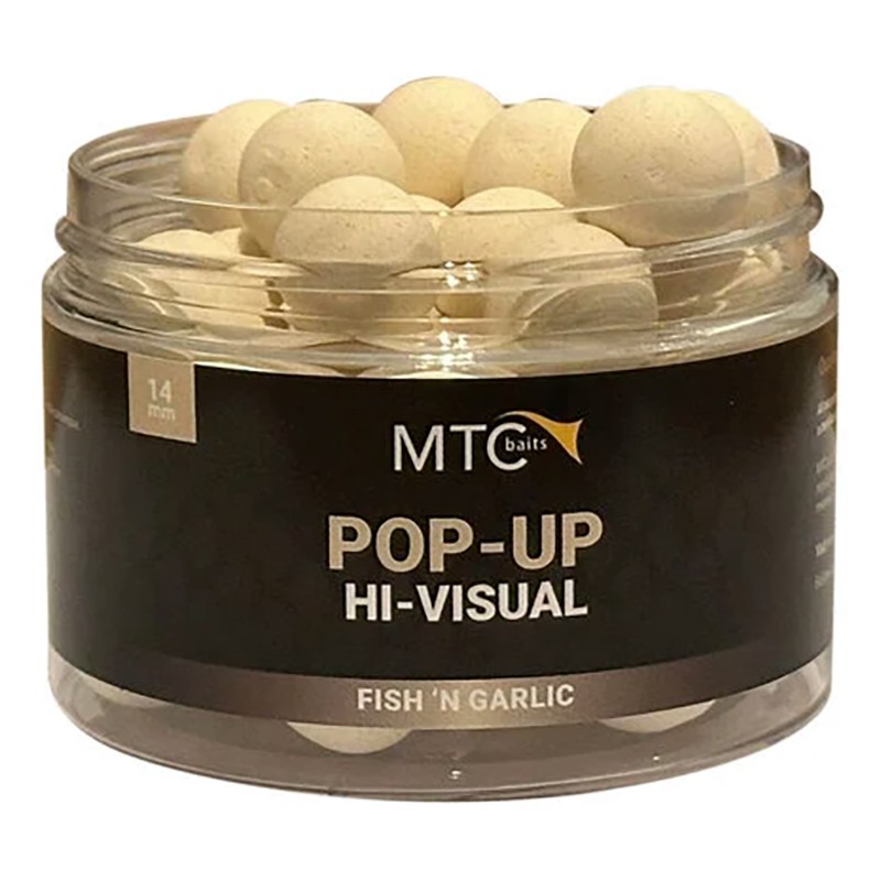 Bouillette Flottante Mtc Baits Pop-Up Haute Visibilité