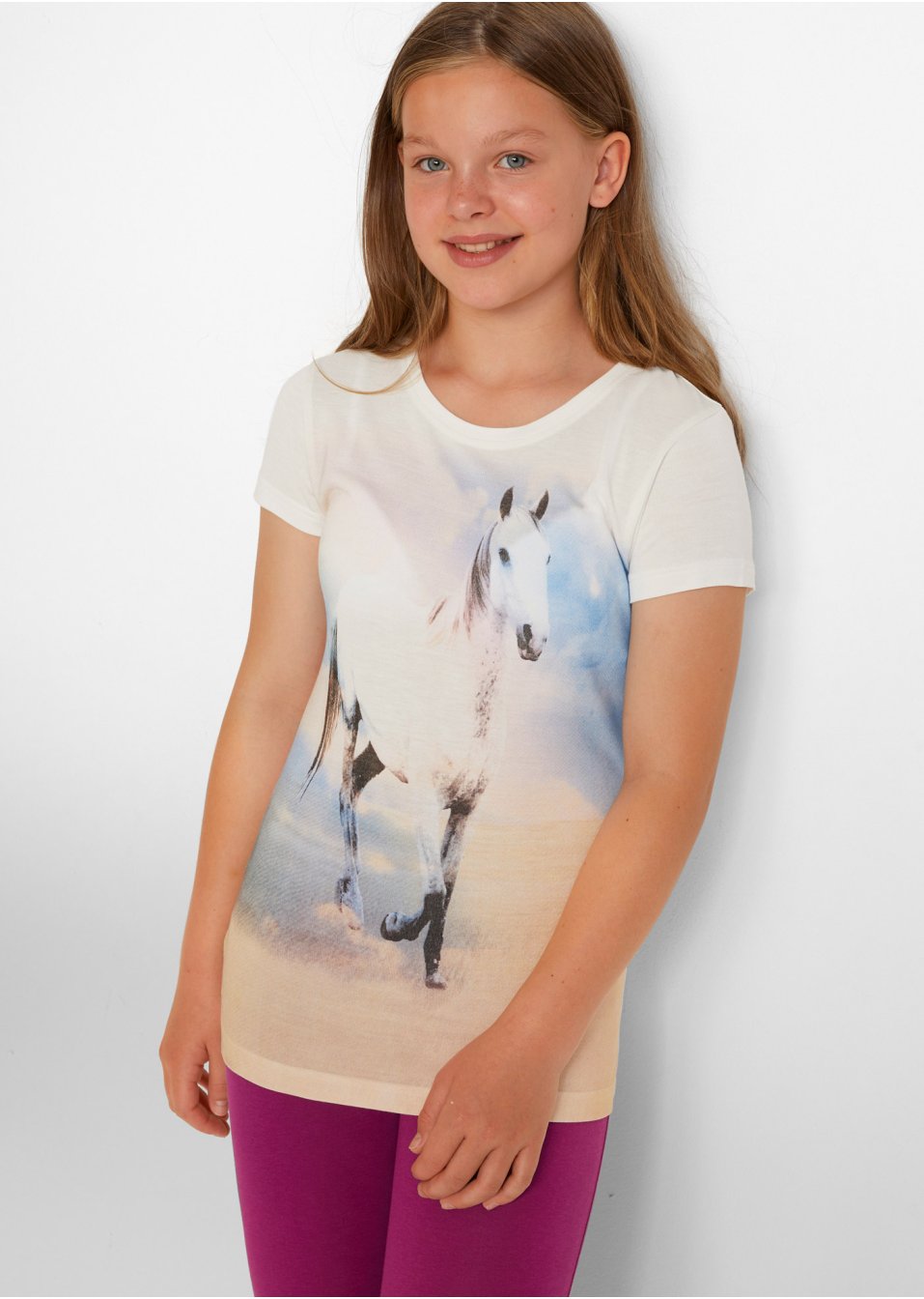T-shirt + cardigan + legging fille (Ens. 3 pces.)
