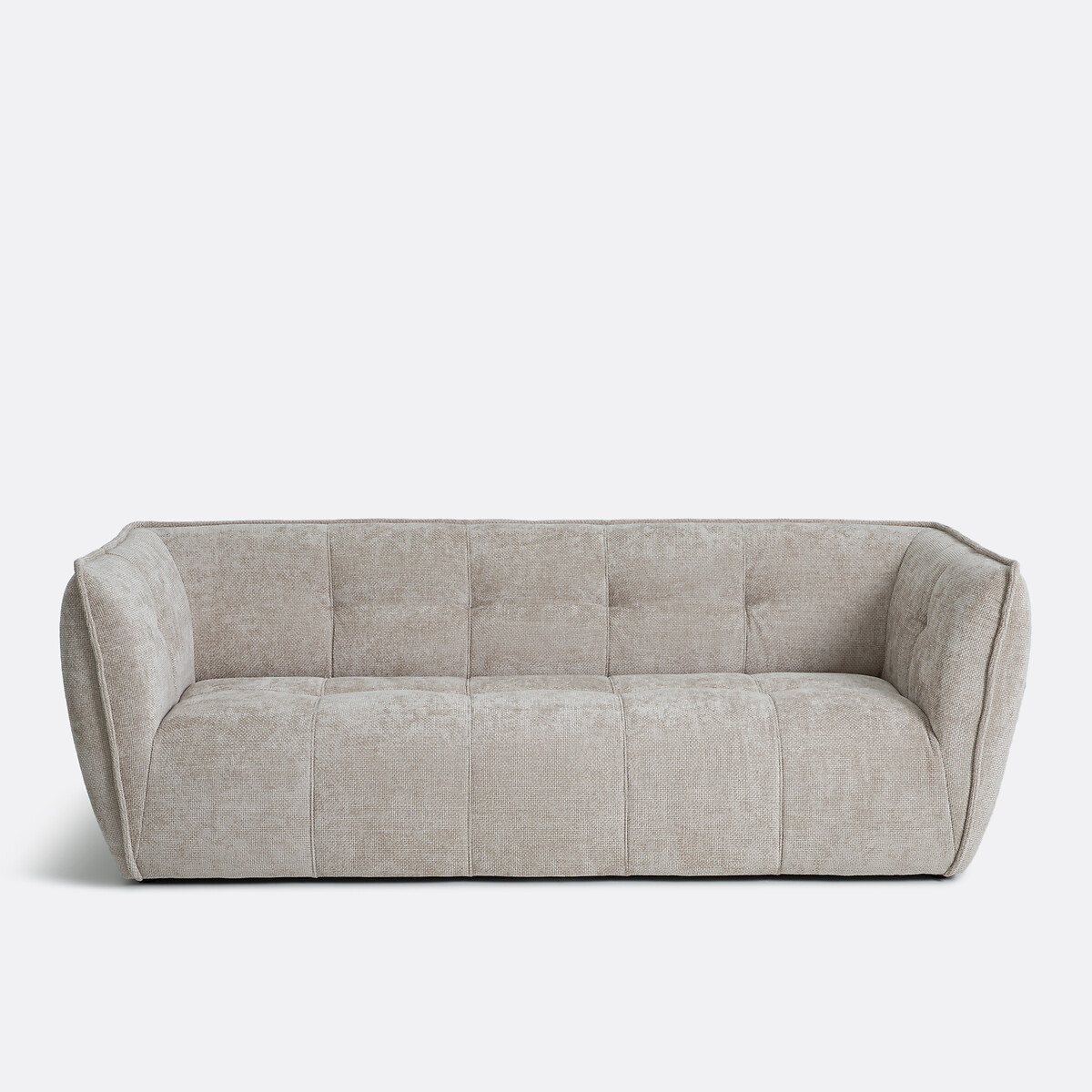 LA REDOUTE INTERIEURS<br>Sofá de 3 ou 4 lugares em chenille cruzado, SIMONE