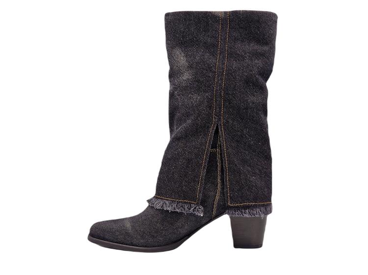 Babouche AMAR 33 DESTROYED BLACK