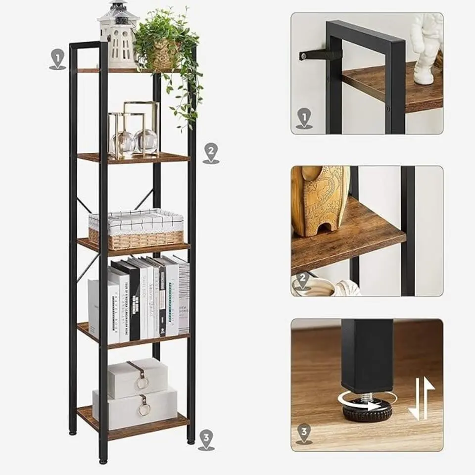 Parya Home Opbergrek met stalen frame, voor woonkamer