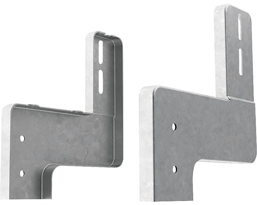 Pertura Tallis buitentrap zonder leuning, 2 stootborden, Trimax 80 cm, antraciet