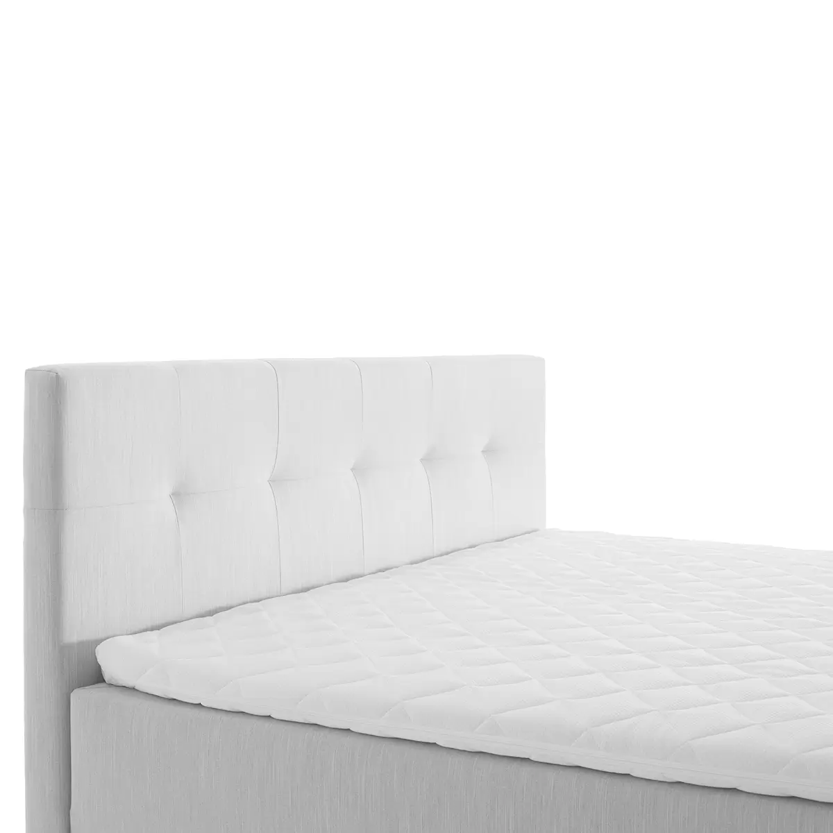 Boxspringbett CATANIA 180x200 Hellgrau
