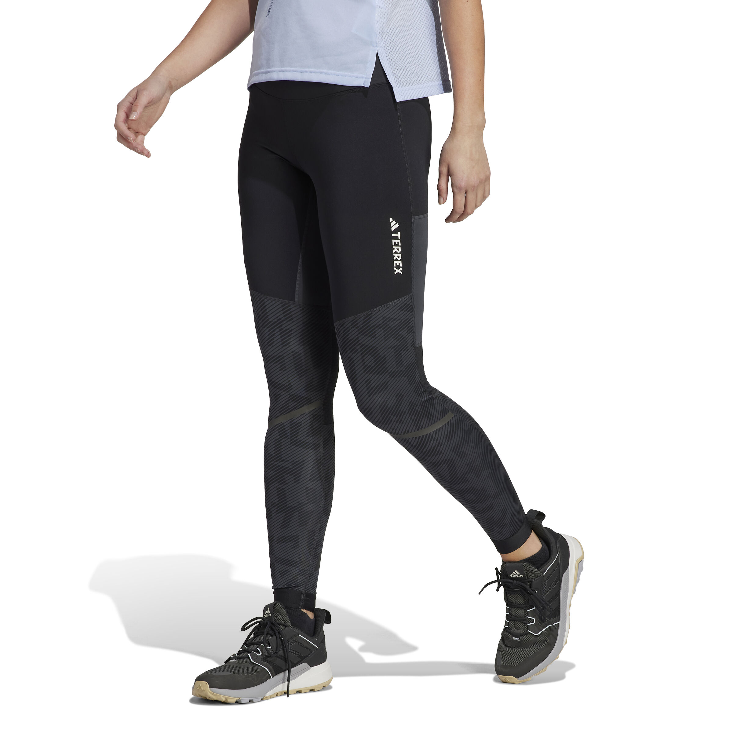 adidas Terrex AGR Collant De Course Femmes - Gris Foncé