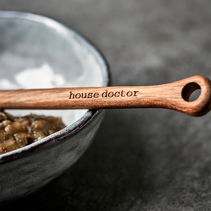 House Doctor - Eya Servierlöffel, natur (4er-Set)