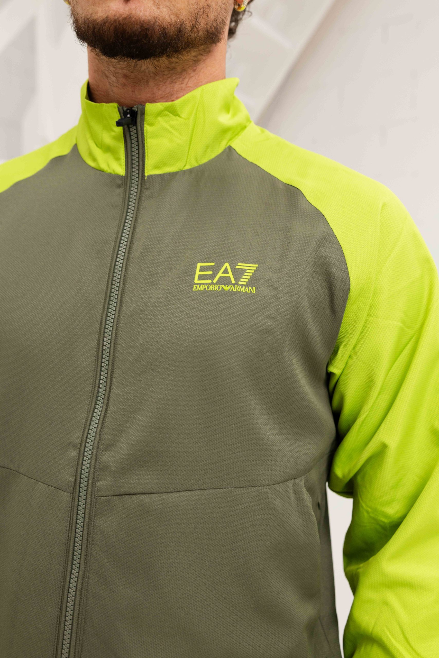 EA7 Emporio Armani 7M000642 Trainingspak Heren Groen/Geel