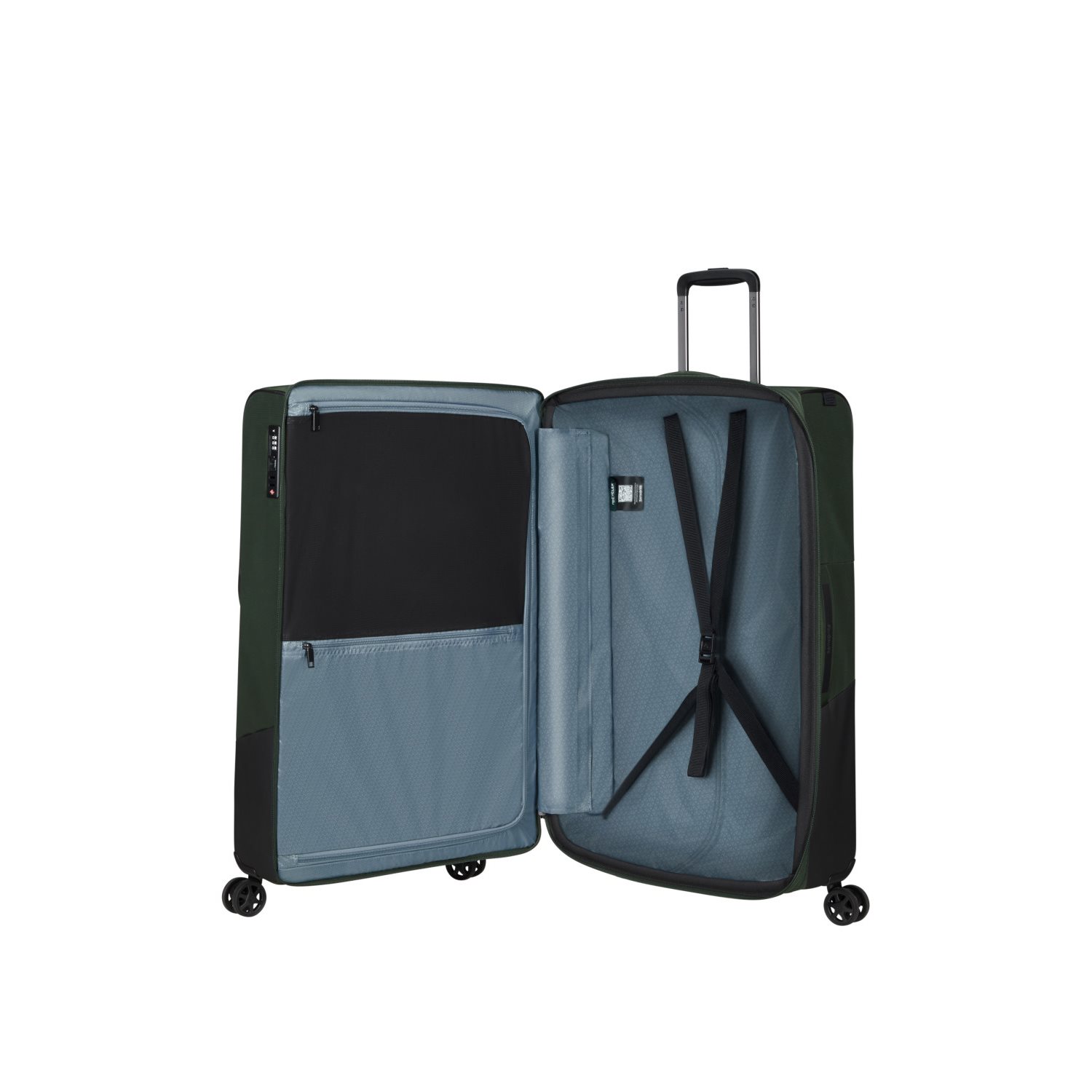 Samsonite BIZ2GO TRVL Spinner 77 DF Expandable earth green