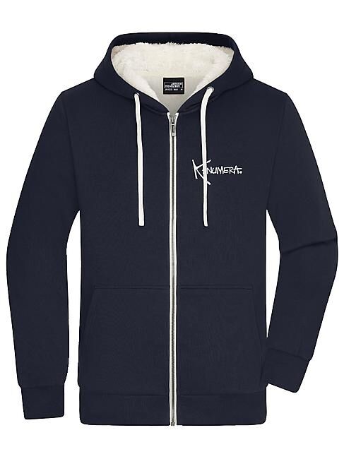 KANUMERA - VESTE SHERPA ZIPPEE LES RAIES HOMME