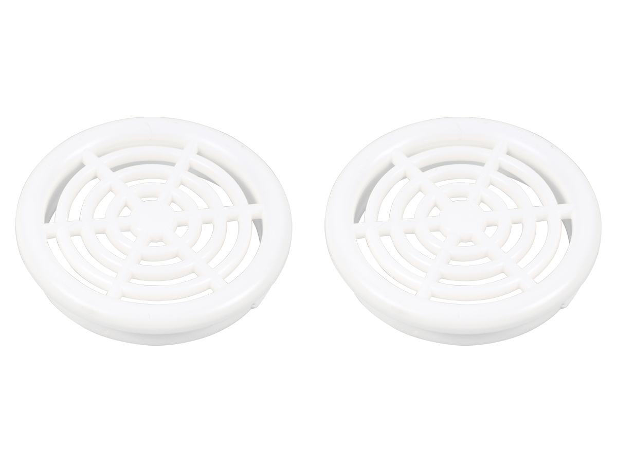 Fjord opbouw ventilatieroosters - white