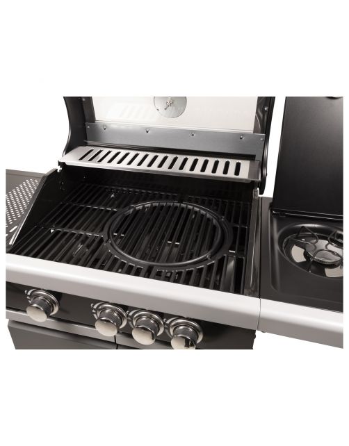 Patton Patio Pro Chef - Multi Grill 2+ Gasbarbecue - Barbecue - 54x110x113 cm 29 kg Grijs Zwart Geschikt Voor 4-6 Personen