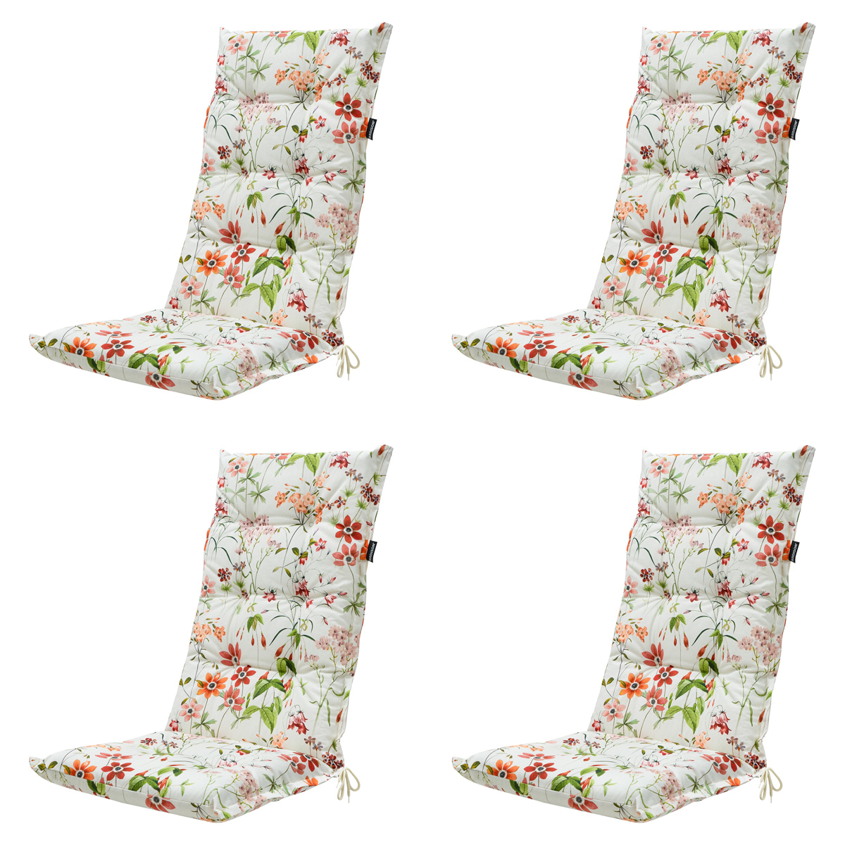 Madison Milly natural Tuinstoelkussen - Set van 4