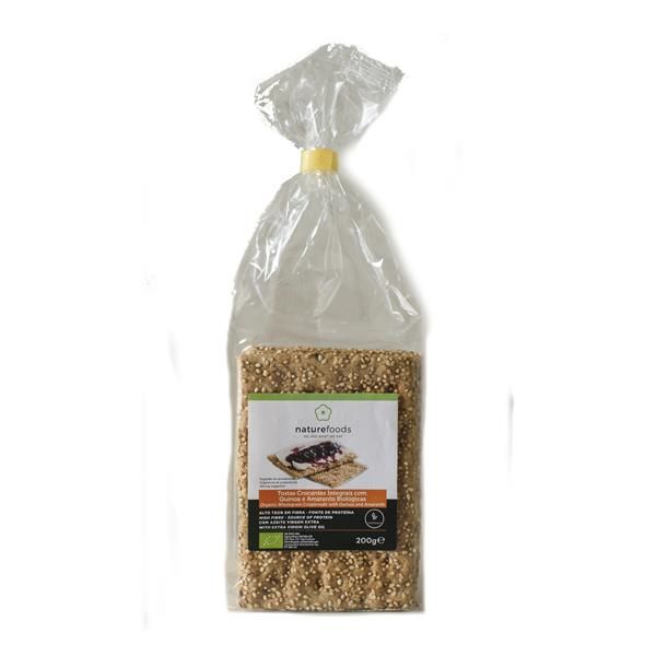 Tostas Integrais Crocantes Quinoa Amaranto Bio