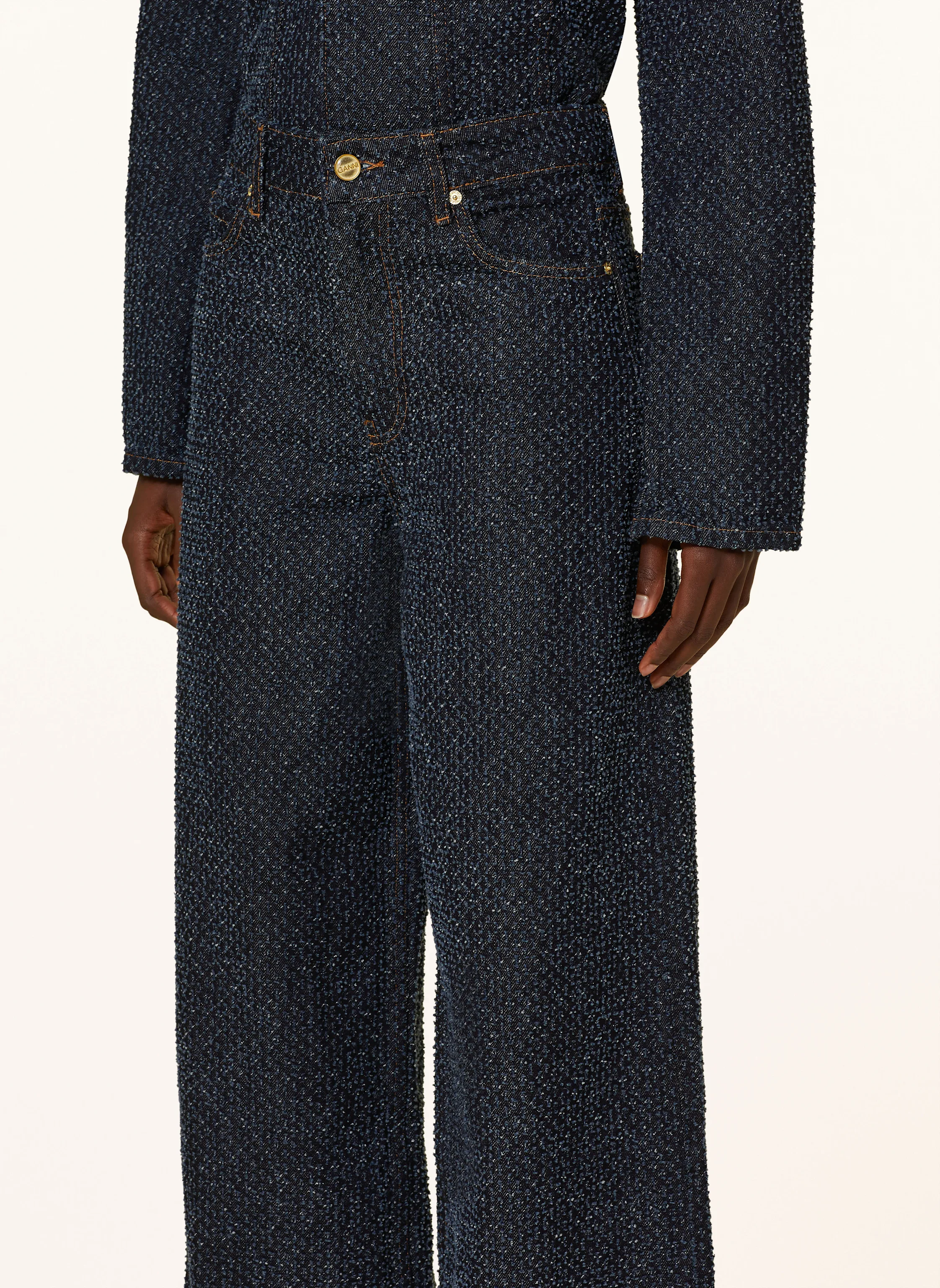 GANNI Straight Jeans