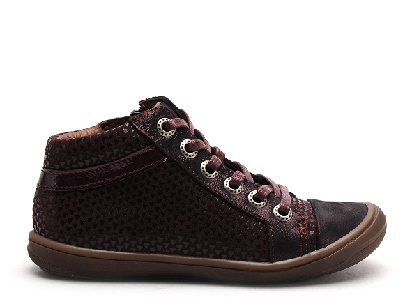 Bellamy boots bottine enfant fillette lara violet