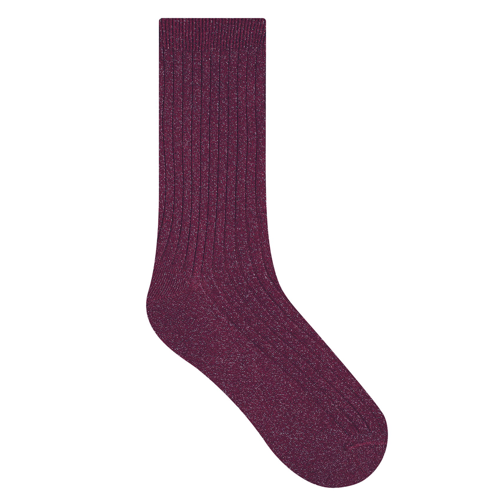 Chaussettes pailletées en coton mélangé | Violet