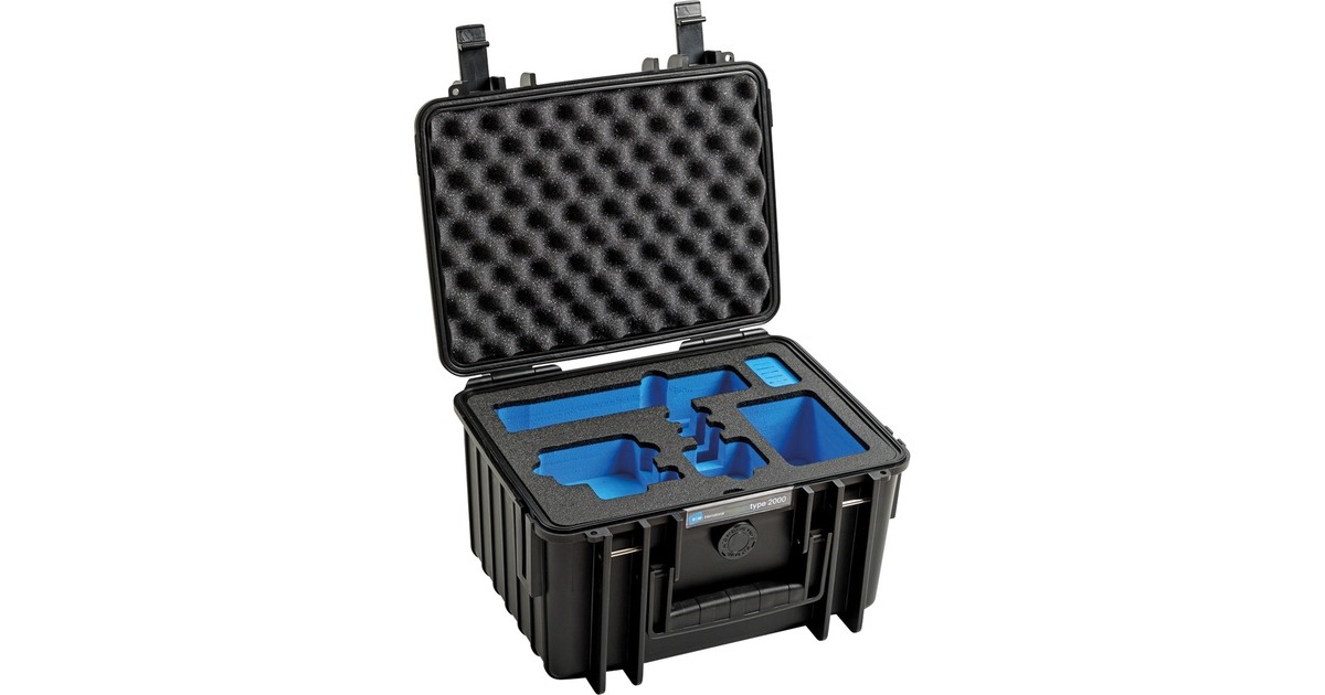 B&Woutdoor.case type 2000 GoPro9 koffer  (Zwart)