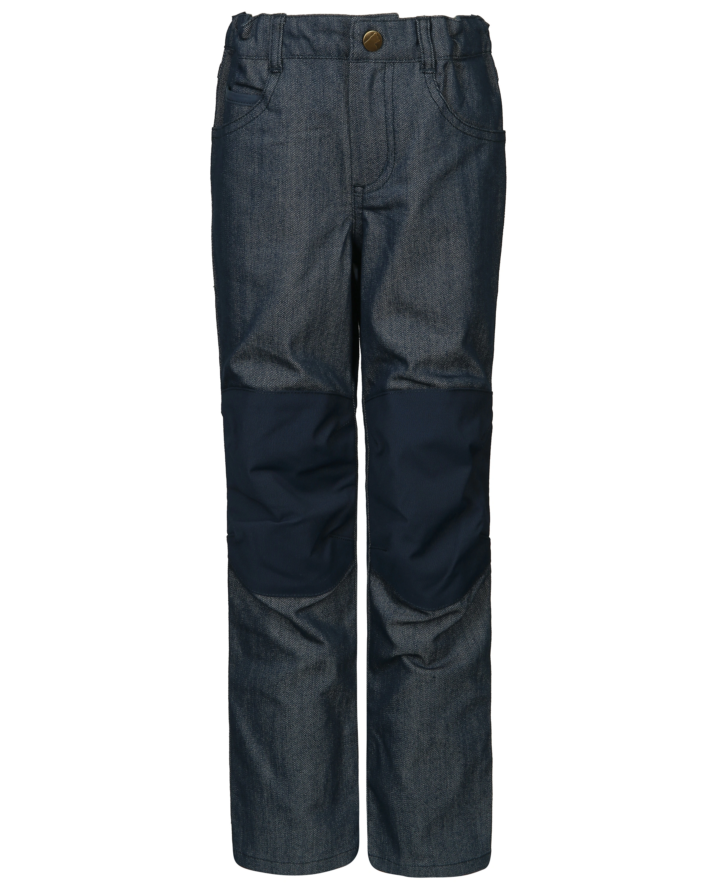 Jeanshose KUUSI mit Knieverstärkung in dark blue denim