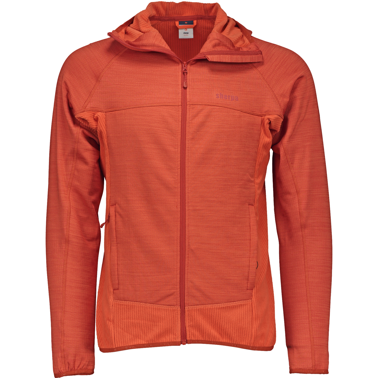 Sherpa Herren-Fleecejacke Bajura L, dunkelorange