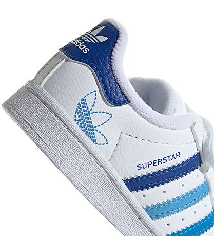adidas Originals Sko - Superstar CF I - Hvid/Bl?