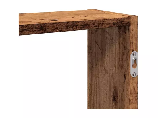 Étagère murale vieux bois 99x15x60 cm bois d'ingénierie