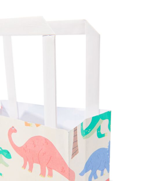 6 sacs cadeaux S en papier 13x13x7