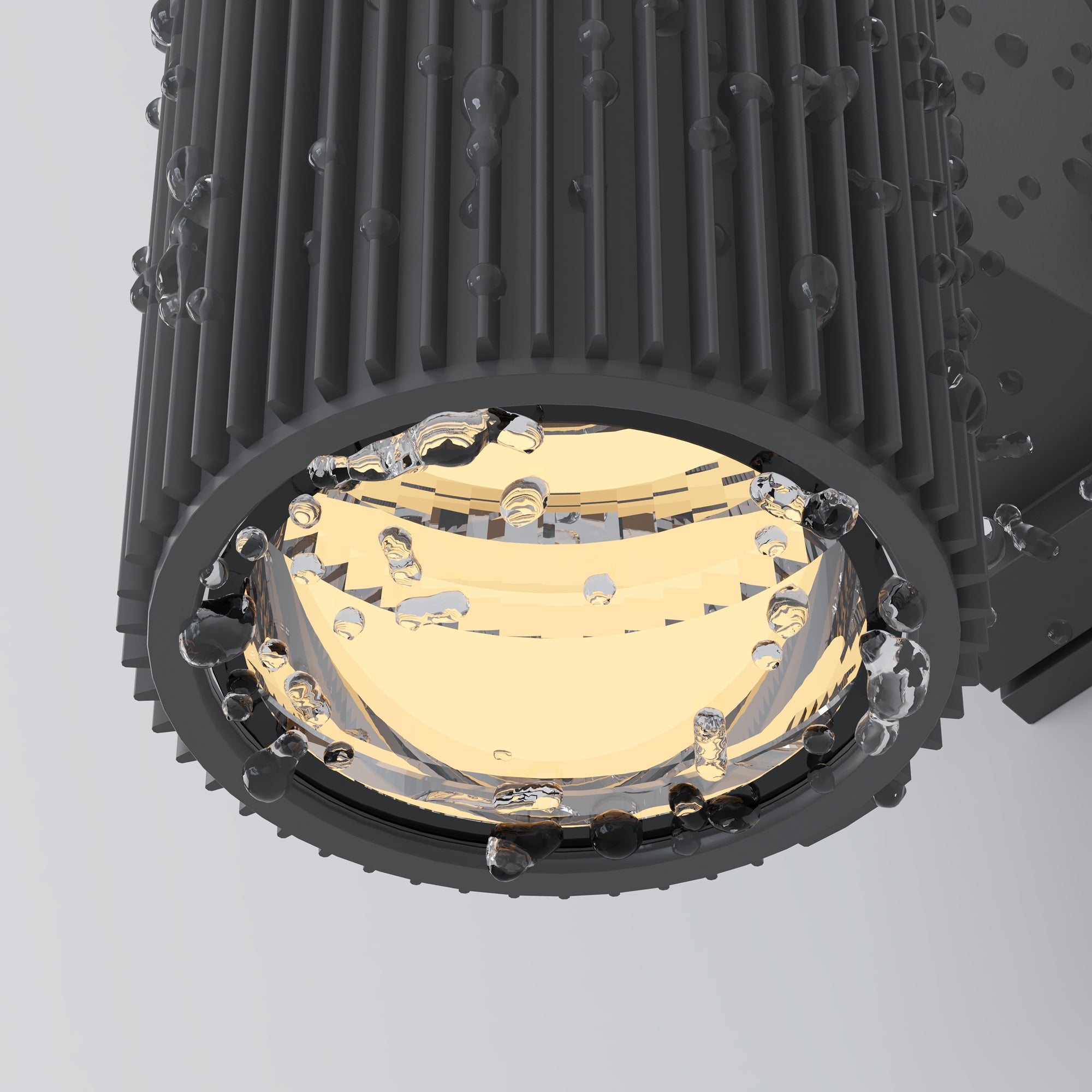 Maytoni Outdoor - Wandlamp Rando - Grijs - Ã9,5