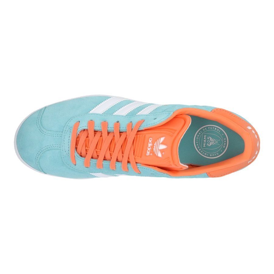 adidas Chaussures Gazelle Inter Miami - Turquoise/Blanc/Orange
