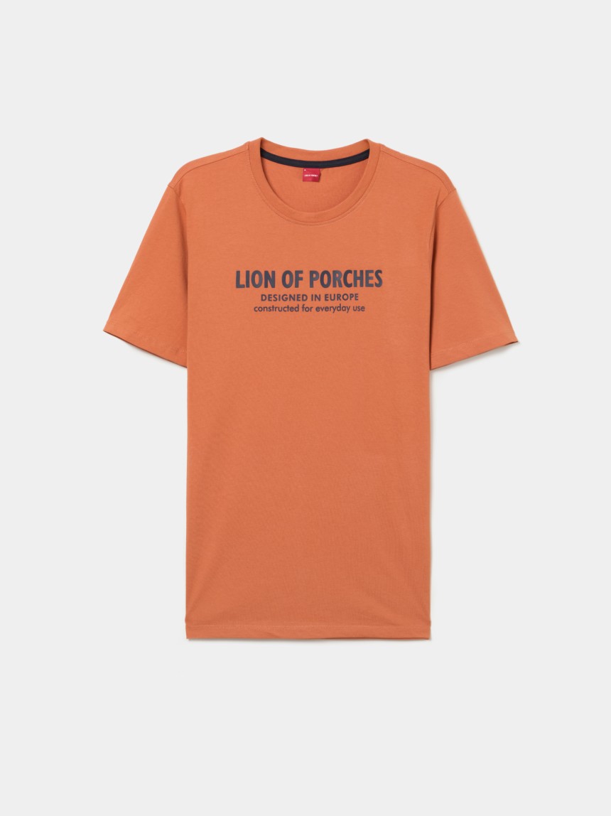 T-shirt de manga curta em algodão