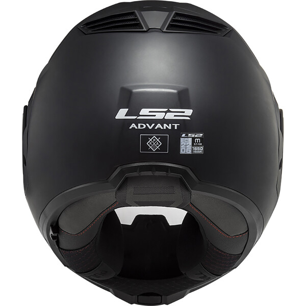 LS2 - Casque FF906 Advant Solid / intercom intégré Noir Mat
