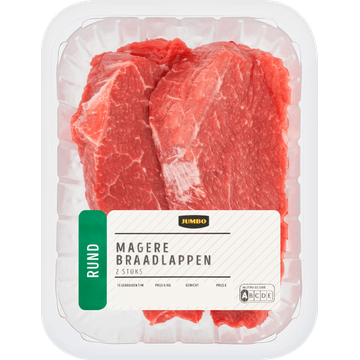 Jumbo Rund Magere Braadlappen 2 Stuks ca. 350 g