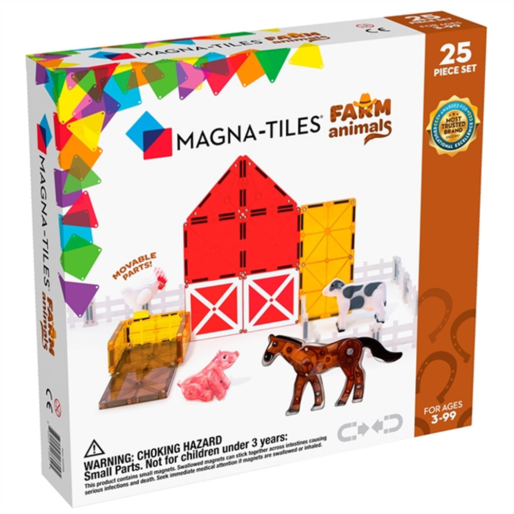 Køb Magna-Tiles® Bondegårdsdyr - Magnetsæt 25 Dele
