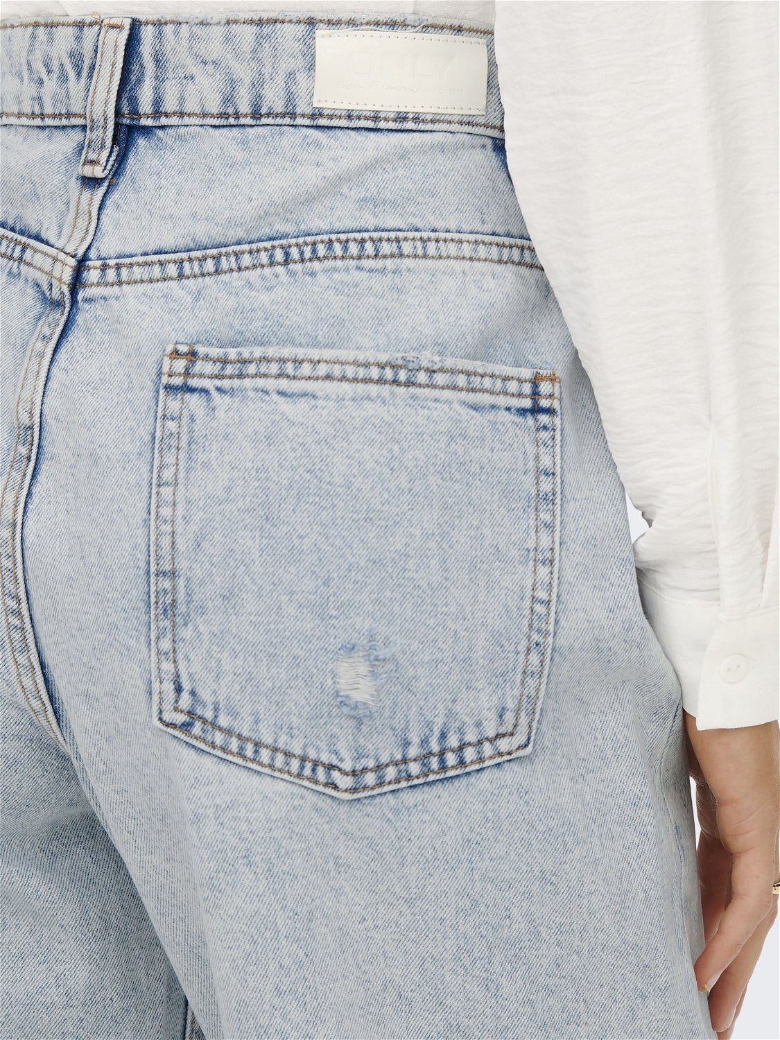 ONLVERNA Ballon Schnitt Jeans Light Blue Denim