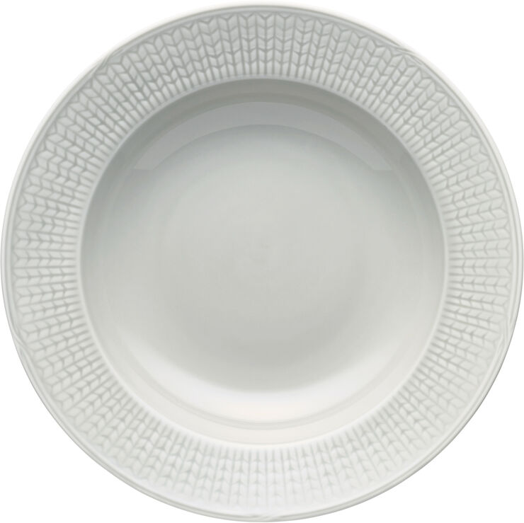 Rörstrand Swedish Grace Dyb Tallerken 25 cm Aftendis Lysegrå