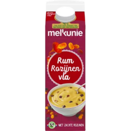 Melkunie Vla Rum Rozijnen (1 liter)