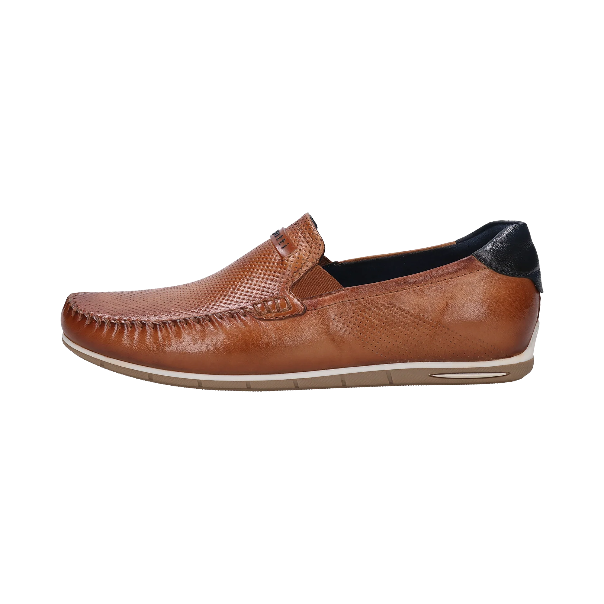 Leder Mokassin cognac