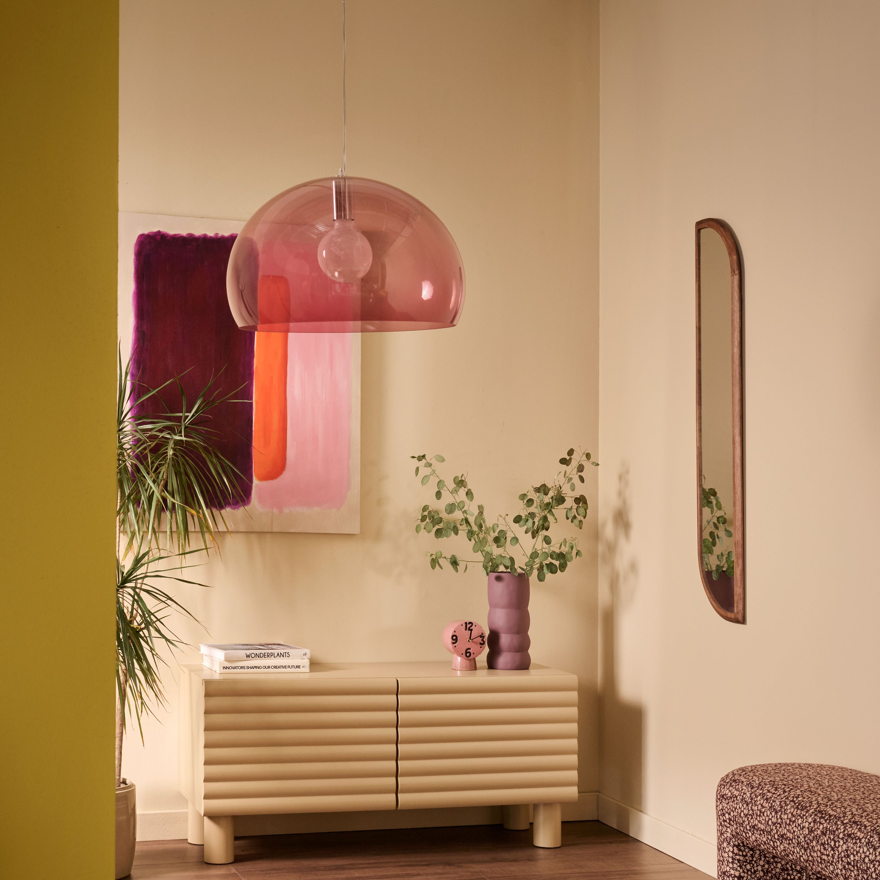 Kartell FL/Y Hanglamp - Burgundy