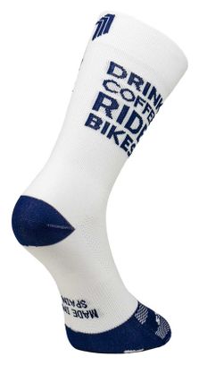 Chaussettes Sporcks Drink Coffee Blanc / Bleu
