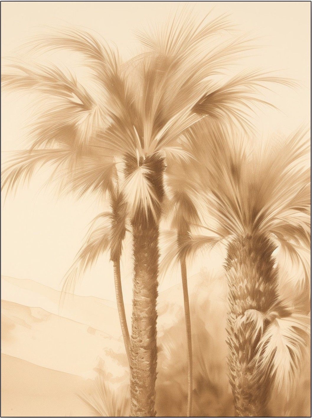 Wandkleed Desert Mirage