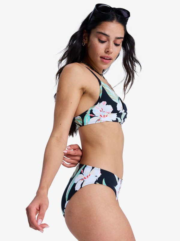 Printed Essentials Hipster Bas de bikini hipster Noir Femme